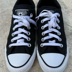 Converse Black and White Canvas Sneakers